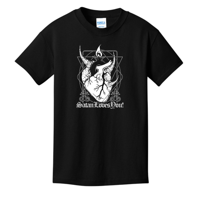 Satan Loves Basic Youth T-shirt by rastyrocl | Artistshot