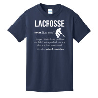 Lacrosse Players Throw Cue Ball Lax Crossstick (16 Basic Youth T-shirt | Artistshot