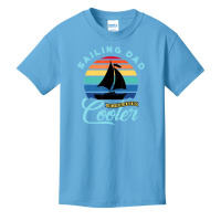 Mens Sailing Dad   Sailboat Sail Boating Captain S Basic Youth T-shirt | Artistshot