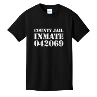 County Jail Inmate Costume Prisoner Outfit Hallowe Basic Youth T-shirt | Artistshot