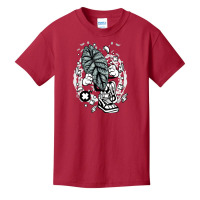 Alocasia Dragon Scale Cartoon Botany Botanist Gard Basic Youth T-shirt | Artistshot