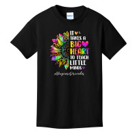 Daycare Provider It Takes A Big Heart To Shape Lit Basic Youth T-shirt | Artistshot