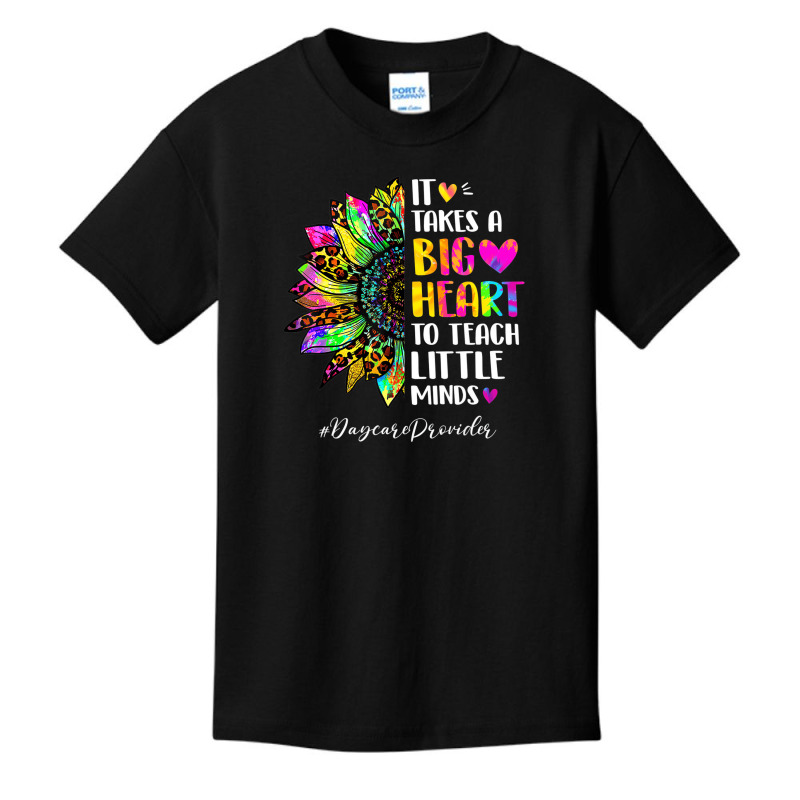 Daycare Provider It Takes A Big Heart To Shape Lit Basic Youth T-shirt by scrabeck | Artistshot