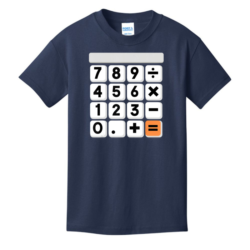 Calculator Easy Halloween Costume For Math Teacher Basic Youth T-shirt by imelde | Artistshot