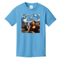 Mona Lisa Girl With A Pearl Earring The Scream Sta Basic Youth T-shirt | Artistshot