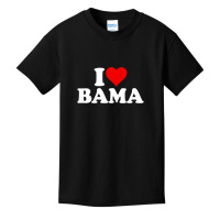 I Love Heart Bama Alabama T Shirt Basic Youth T-shirt | Artistshot