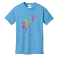 Dandelion Paw Print T Shirt Basic Youth T-shirt | Artistshot