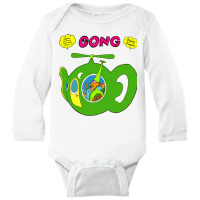 Flying Teapot Long Sleeve Baby Bodysuit | Artistshot