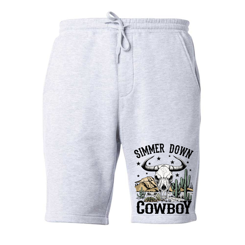 Simmer Down Cowboy Fleece Short | Artistshot