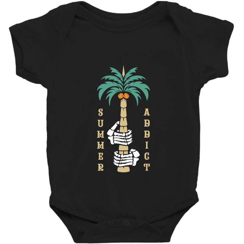 Summer Addict Baby Bodysuit by Mangustudio | Artistshot