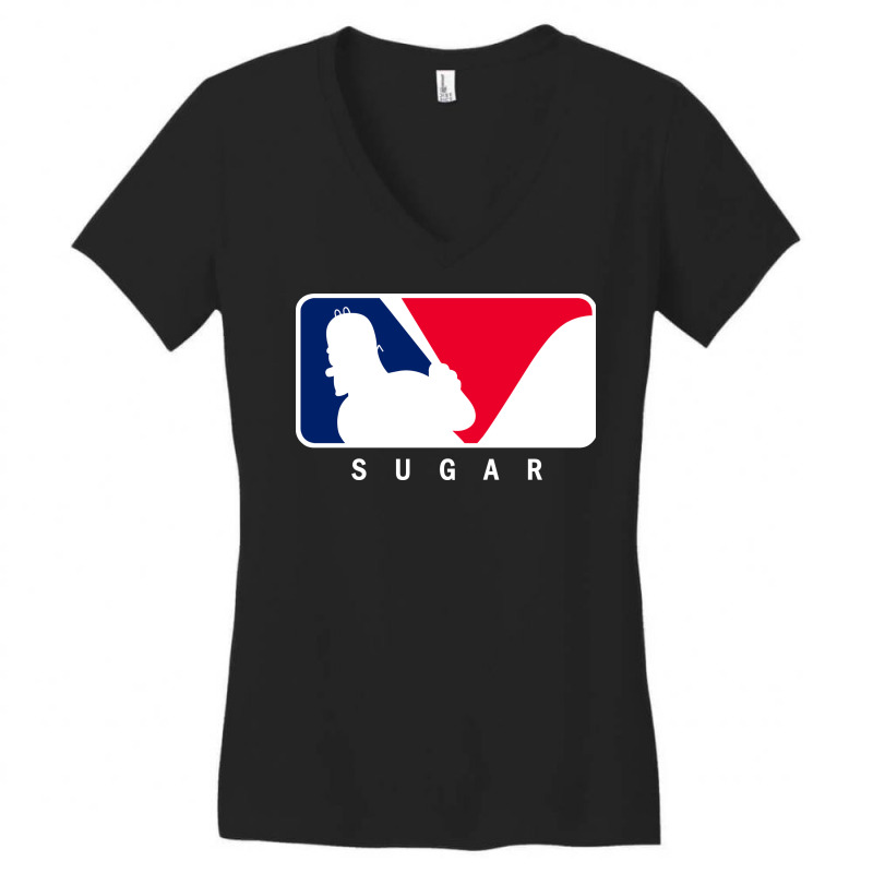 Sugar League! Women's V-Neck T-Shirt by Raffiti | Artistshot