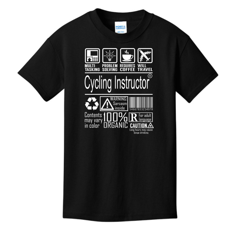 Cycling Instructor Multitasking Basic Youth T-shirt | Artistshot