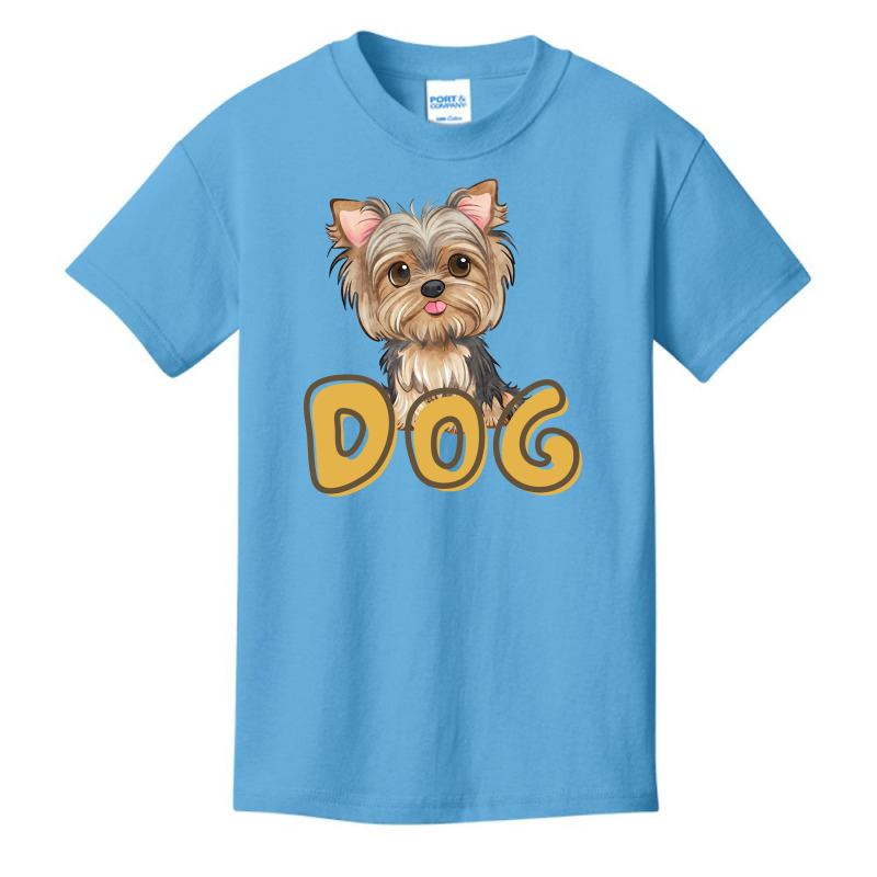 Dog   Retro Line Art Design 11 Basic Youth T-shirt by rahmaazari | Artistshot