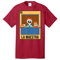 La Maestra Floral Skull Spanish Latina Bilingual T Basic T-shirt | Artistshot