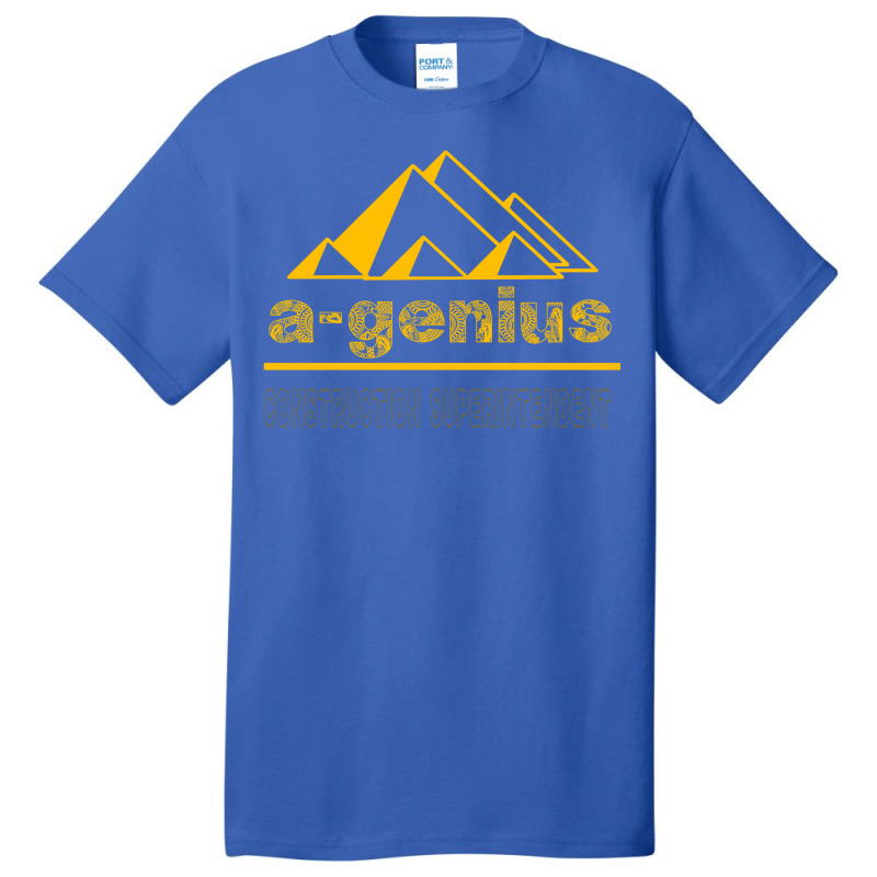 Construction Superintendent A Genius Cool Design M Basic T-shirt by kosicnarwarw | Artistshot