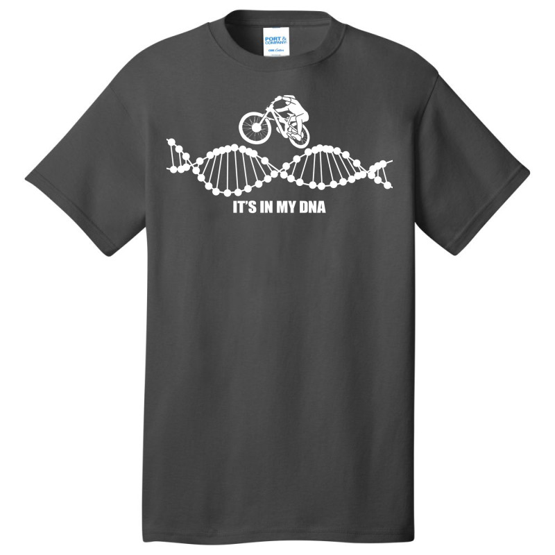 Its In My Dna Mountain Bike Blue Basic T-shirt | Artistshot