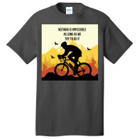 Mountain Bicycle Yellow Basic T-shirt | Artistshot