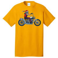 Santa Claus Biker Gift Basic T-shirt | Artistshot