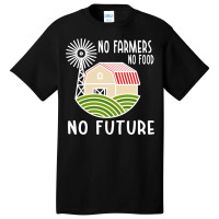 No Farmers Food Future Activist Activism For Gifts Basic T-shirt | Artistshot