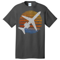 Vintage Regional Airliner Sun Nostalgia Basic T-shirt | Artistshot