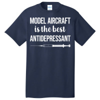 Antidepressant Model Aircraft Retro Basic T-shirt | Artistshot