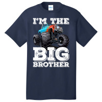 Kids I'm The Big Brother   Funny Monster Truck T S Basic T-shirt | Artistshot