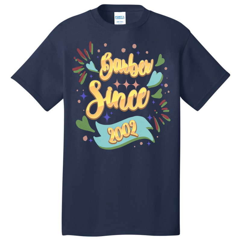 Barber Since 2002 Local Barber Gift Ideas For Hair Basic T-shirt | Artistshot