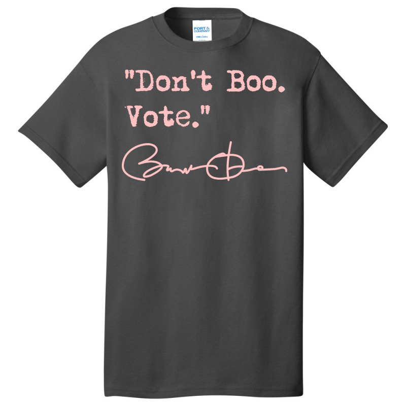 Dont Boo Vote Pink Yellow Basic T-shirt | Artistshot