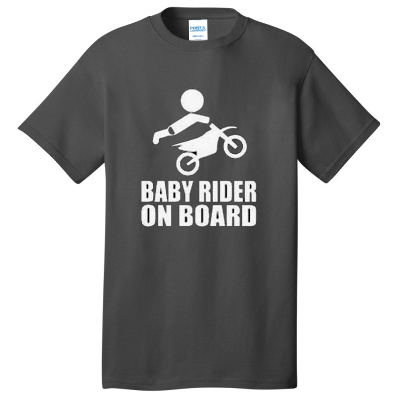 Baby Rider On Board Basic T-shirt | Artistshot