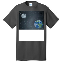 Earth In The Corner Pocket Basic T-shirt | Artistshot