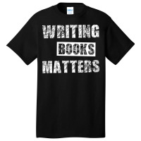 Book Writer Girl Basic T-shirt | Artistshot