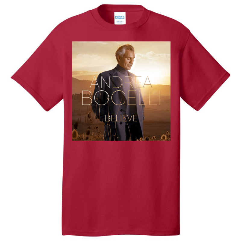 Andrea Bocelli Basic T-shirt by deurinnipahy | Artistshot