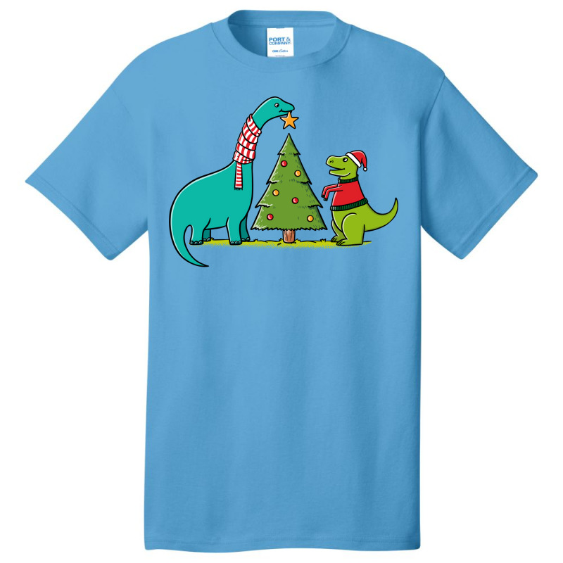 Dinosaurs Christmas Funny Basic T-shirt | Artistshot