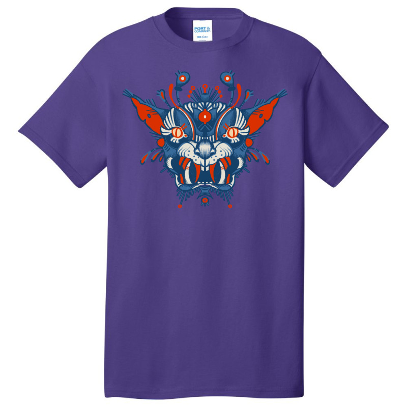 Monster Mask Girl Basic T-shirt | Artistshot