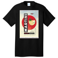 Vintage Pub   Martini Aperitif Basic T-shirt | Artistshot