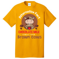 Chocolate Milk Brown Cows Chocolate Quote Basic T-shirt | Artistshot