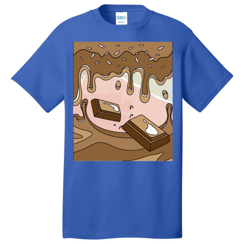 Sweet Temptation Surprise Chocolate Girl Basic T-shirt | Artistshot