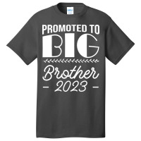 Promoted To Big Brother Sibling Pregnancy Announce Basic T-shirt | Artistshot