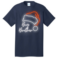 Big Brother Christmas Hat Design For Family Basic T-shirt | Artistshot