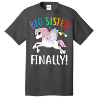 Im Going To Be A Big Sister Unicorn Basic T-shirt | Artistshot