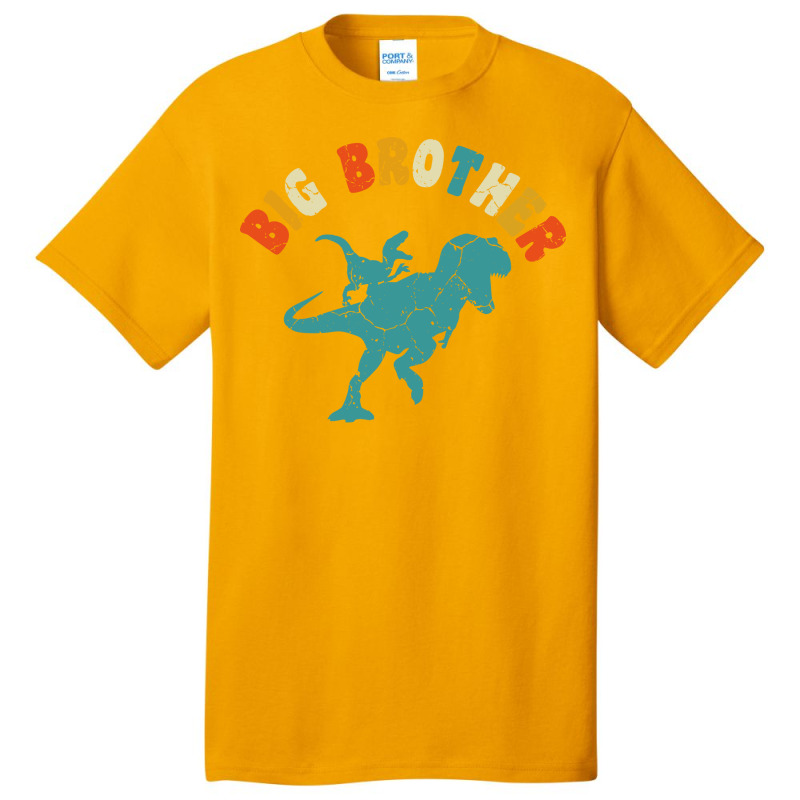 Promoted To Big Brother Dinosaur Gift Big Bro Basic T-shirt | Artistshot