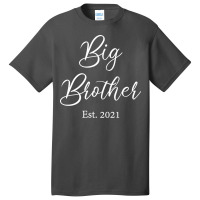 Promoted To Big Brother Est 2021 5 Basic T-shirt | Artistshot