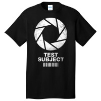 I Was A Test Subject Basic T-shirt | Artistshot