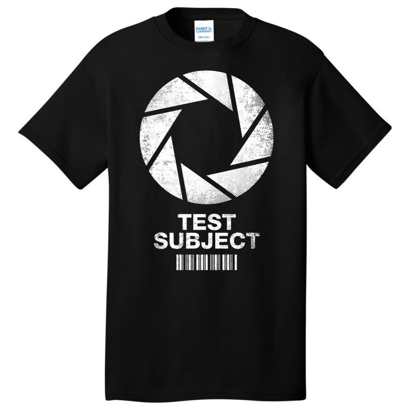 I Was A Test Subject Basic T-shirt by znaidiativot | Artistshot