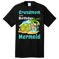 Cute Mermaid Grandmom Of The 11th Birthday Love Basic T-shirt | Artistshot