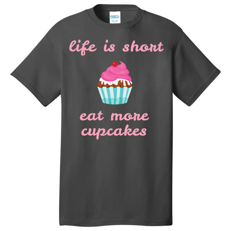 Baking Cake Cupcake Bakery Baker Hob Green Basic T-shirt by teschetabiam | Artistshot