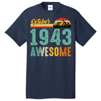 October 1949 Birthday Gift  Vintage October 1949 A Basic T-shirt | Artistshot