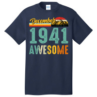 December 1941 Birthday Gift  Vintage December 1941 Basic T-shirt | Artistshot