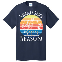 Summer Beach Soccer Season Cute Hippie Basic T-shirt | Artistshot