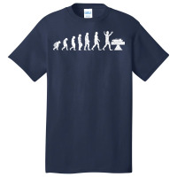 Evolution To Djing Funny Electronic Dance Music Dj Basic T-shirt | Artistshot